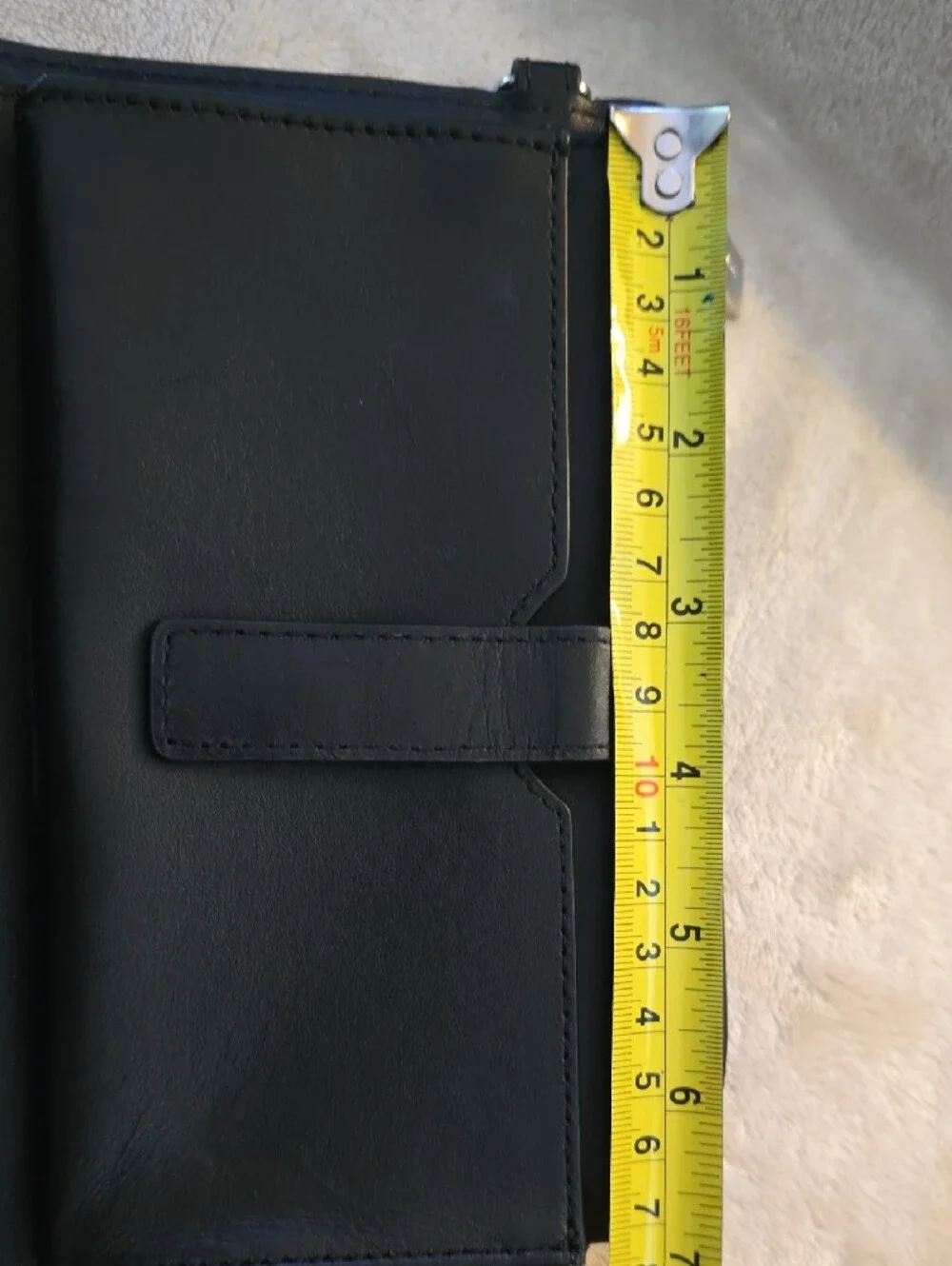 New Michael Kors Black & White Striped Wristlet Wallet